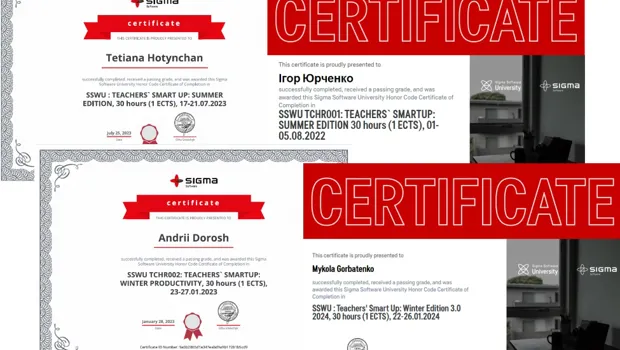 Сертифікати від Sigma